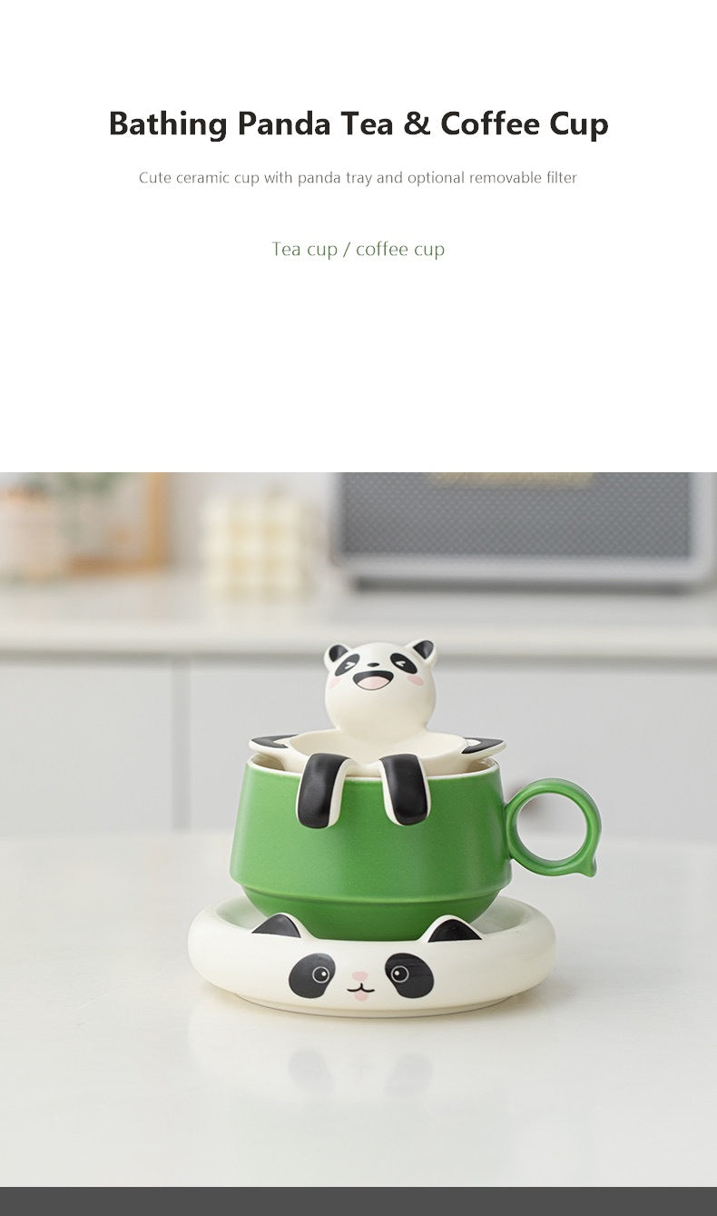 bathing panda tea coffee cup hero
