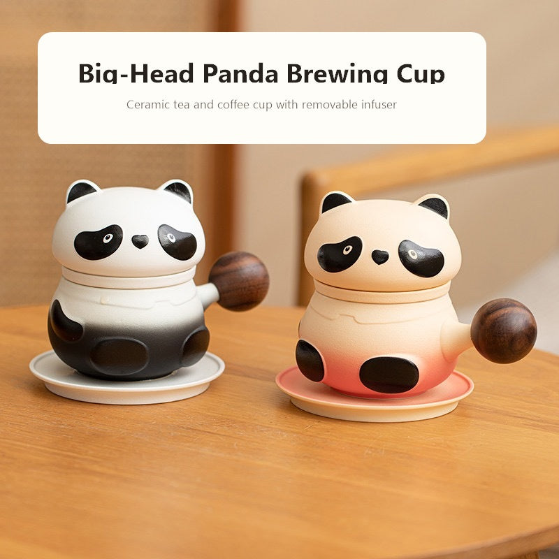 big head panda brewing cup hero