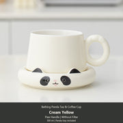 bathing panda cream yellow paw without filter