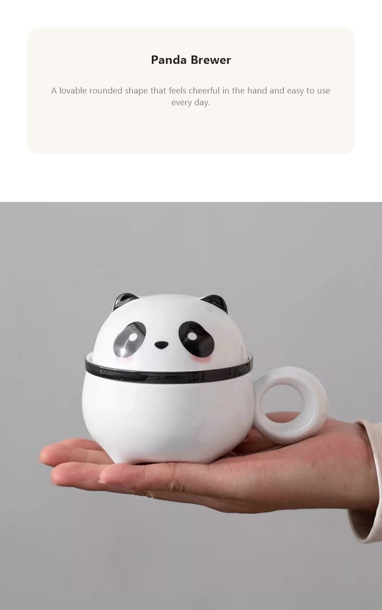 animal world brewing cup panda brewer