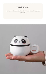 animal world brewing cup panda brewer