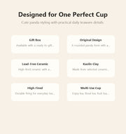 panda tea coffee cup key features