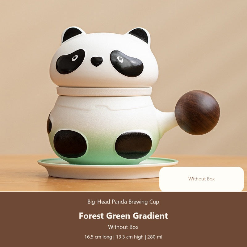 big head panda brewing cup forest green without box
