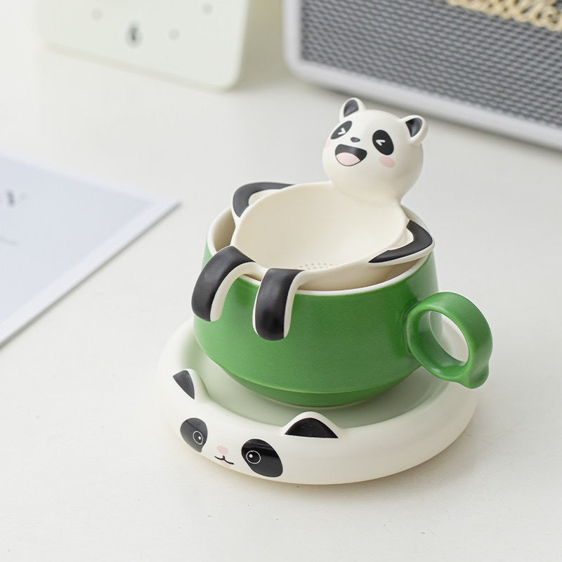 bathing panda round handle filter detail