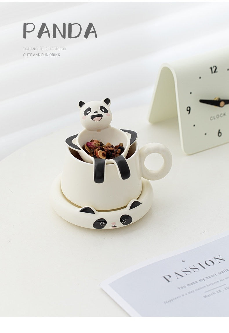 bathing panda cream yellow lifestyle