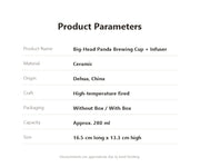 big head panda brewing cup product parameters