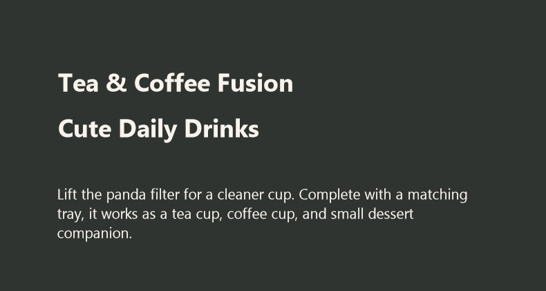 bathing panda tea coffee fusion