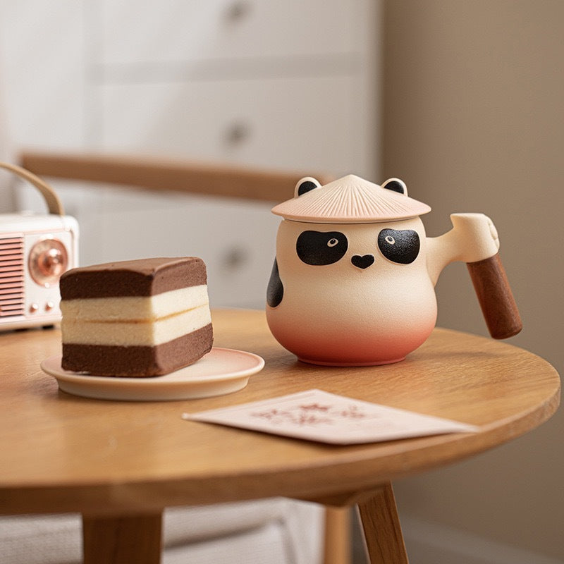panda tea coffee cup lifestyle dessert