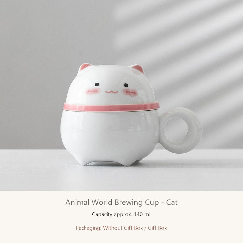 animal world brewing cup cat
