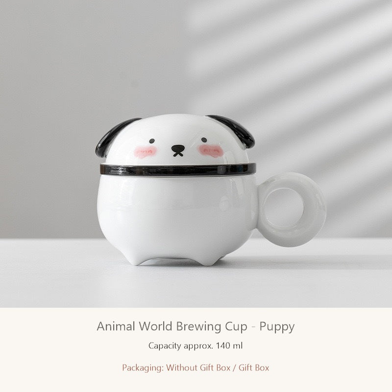 animal world brewing cup puppy