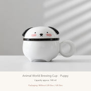 animal world brewing cup puppy