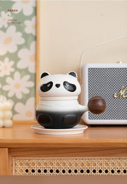 big head panda brewing cup shelf scene