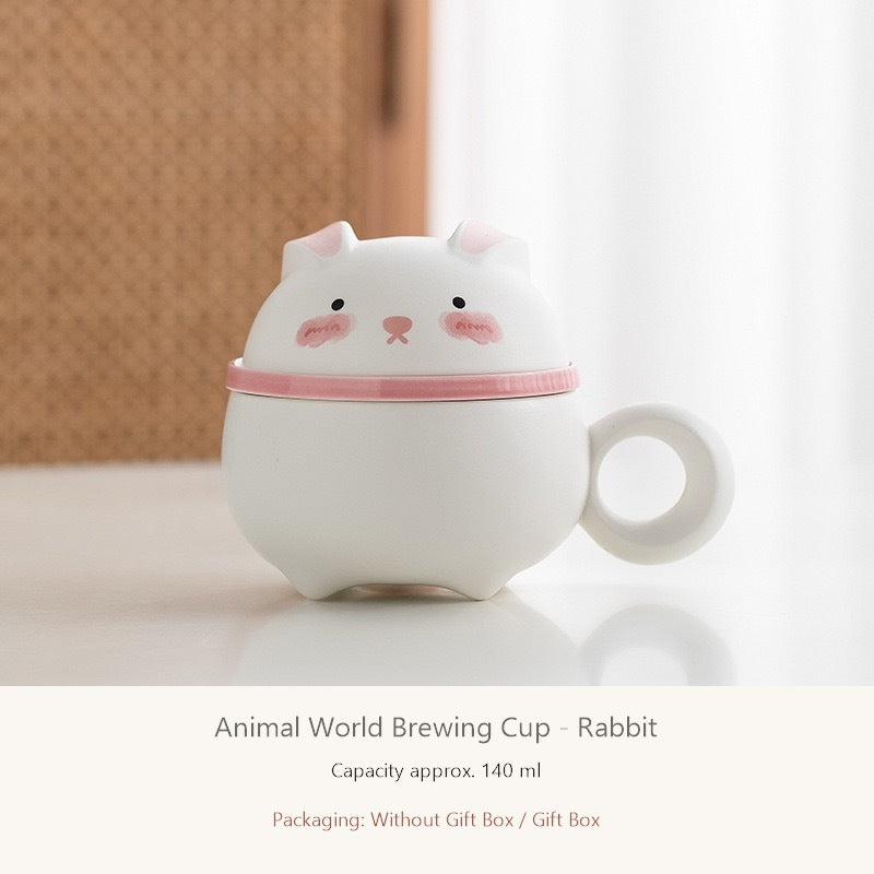 animal world brewing cup rabbit