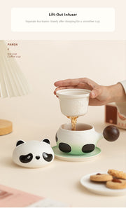 big head panda brewing cup green brewing