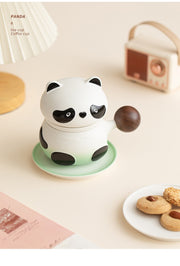 big head panda brewing cup green cookie scene