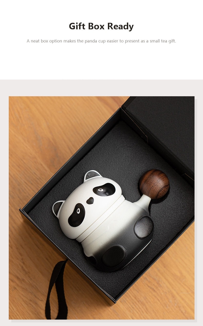 big head panda brewing cup box packaging