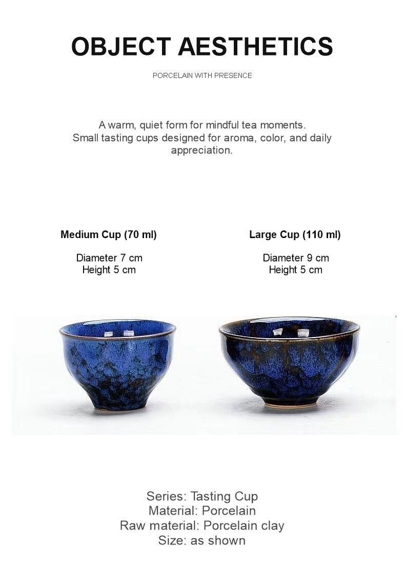 Five Elements cup size guide in English